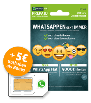 WhatsApp SIM Heiße Angebote