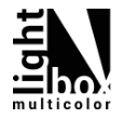 lightbox multicolor