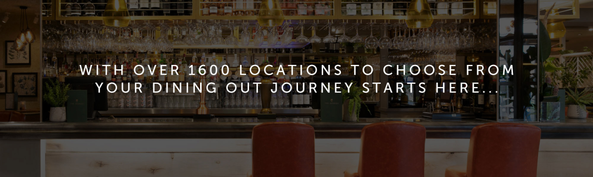 start your dining out journey with over 1600 locations