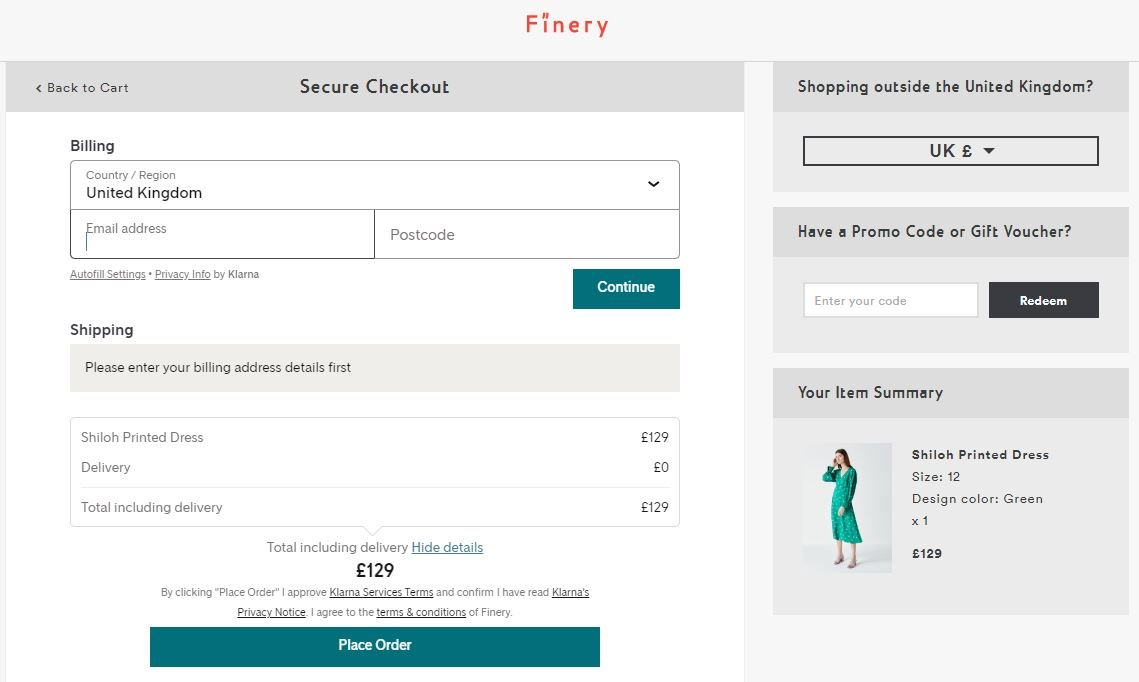 How to use a Finery London discount code