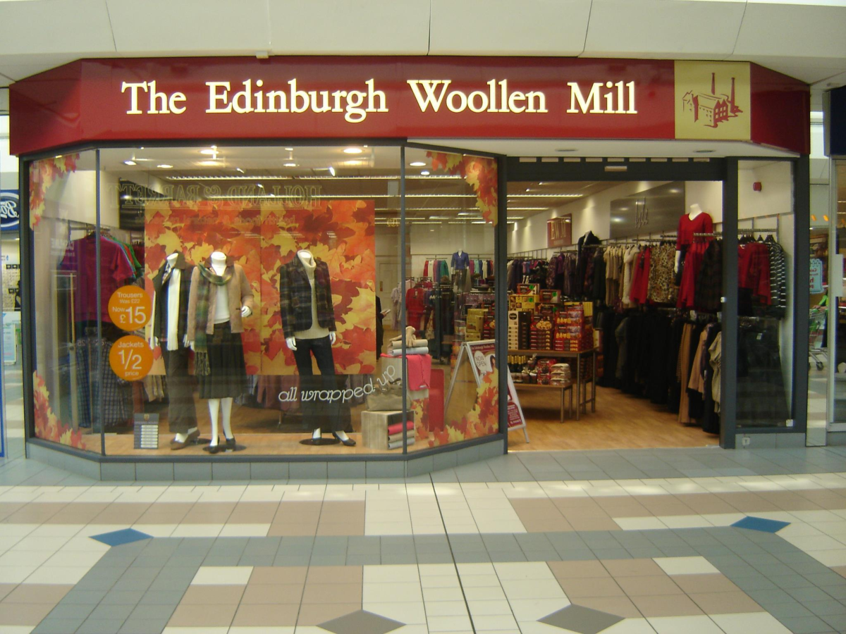 The Edinburgh Woollen Mill store
