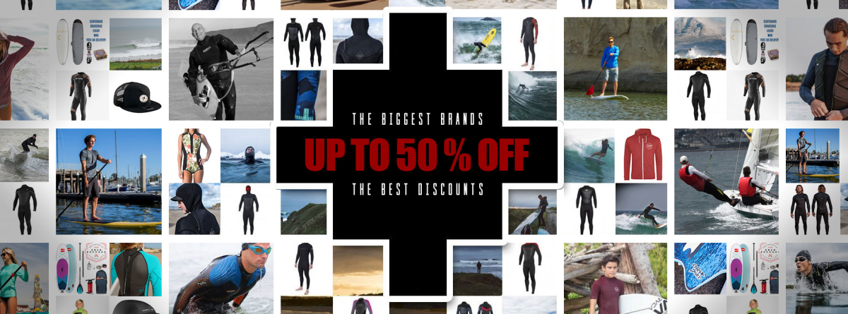 up to 50% off at Wetsuit Centre sale